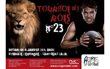 23ème TOURNOI DES ROIS , 4 Janv 2015